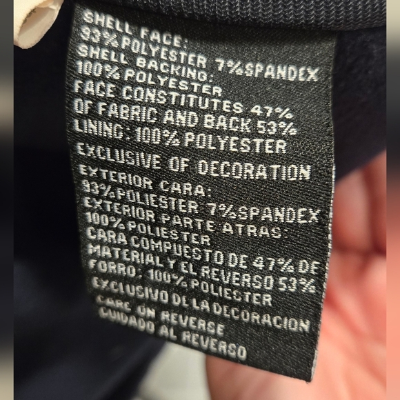 NFL Chicago Bears Men's Navy Softshell Jacket - Picture 6 of 7